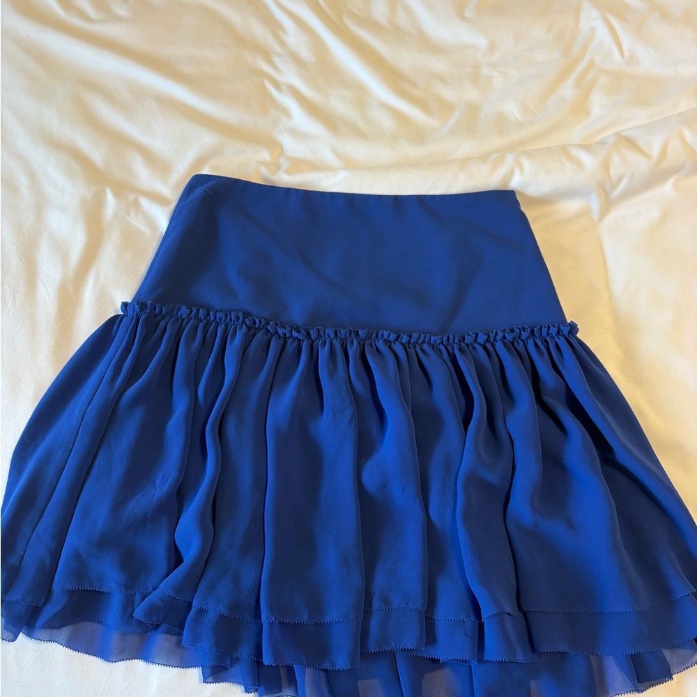 Banana Republic Royal Blue A-Line Skirt